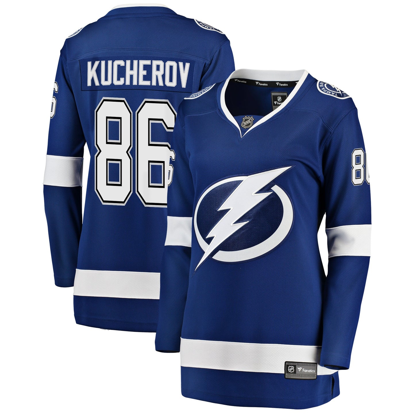 Nikita Kucherov Tampa Bay Lightning Fanatics Branded Women's Premier Breakaway Player Jersey - Blue