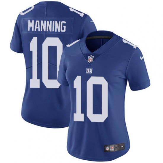 Women's New York Giants Eli Manning Limited Player Jersey Royal Blue