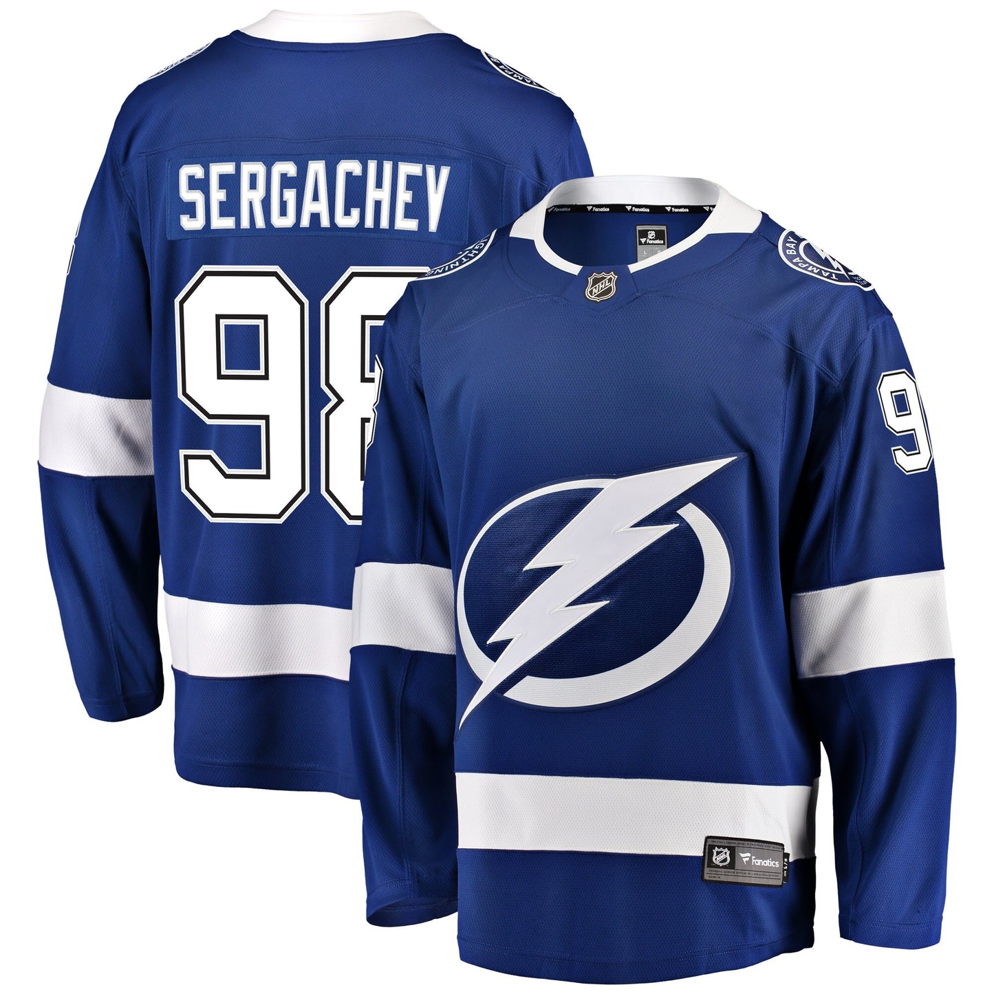 Mikhail Sergachev Tampa Bay Lightning Fanatics Branded Home Breakaway Player Jersey - Blue
