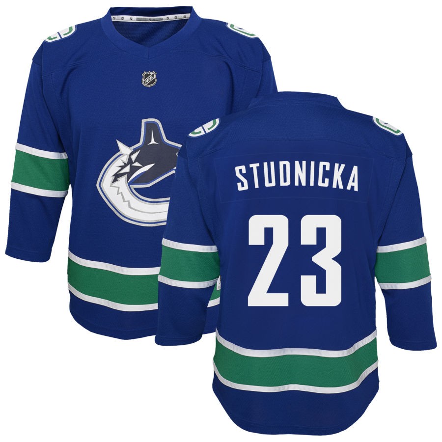 Jack Studnicka Vancouver Canucks Youth Replica Jersey - Blue